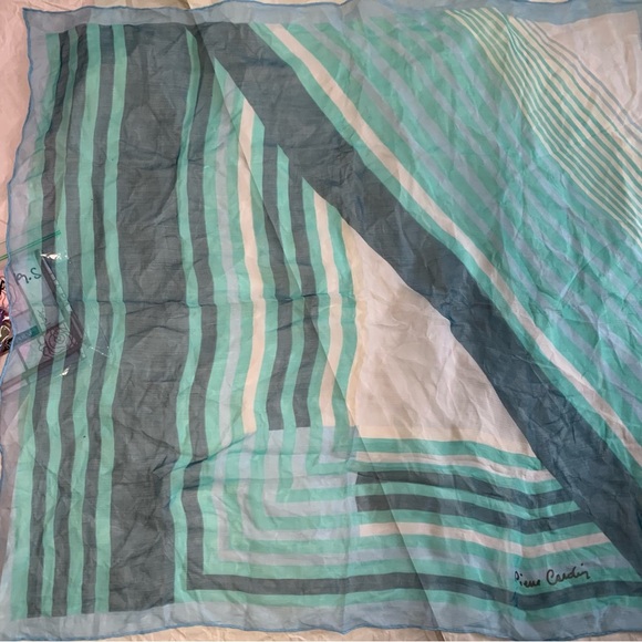 Pierre Cardin Striped Scarf - Picture 2 of 9